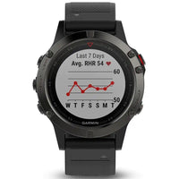 Garmin Fenix 5 Smartwatch 47mm Fiber-Reinforced Polymer - Slate gray with Black Band