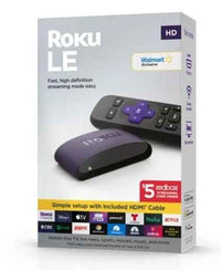 ROKU LE HD  LE HD STREAMING DEVICE,HDMI CABLE,CONTROL, WHITE