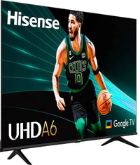 HISENSE 55" CLASS A6 SERIES LED 4K UHD SMART GOOGLE TV, BLACK