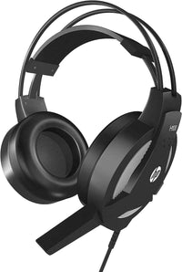 HP  H100 WIRED GAMING PC HEADSET HEADPHONES WITH MIC FOR PC, XBOX, PS4, SWITCH, BLACK