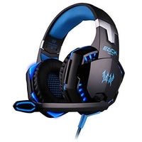 COSMIC BYTE GAMING HEADSET WITH MIC, OVER-EAR HEADPHONES WITH VOLUME CONTROL LED LIGHT COOL , BLACK
