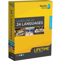 ROSETTA STONE LEARN UNLIMITED 24 LANGUAGES LIFETIME ACCESS, YELLOW