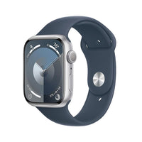 APPLE WATCH SE (2023) GPS 40MM  SILVER ALUMINUM CASE WITH STORM BLUE SPORT BAND  S/M, SILVER