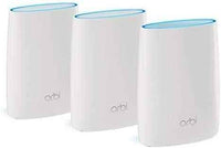 Netgear Orbi Whole Home Mesh WiFi System, , WiFi Router And Two Satellite Extender, , White