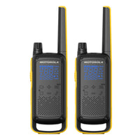 MOTOROLA TALKABOUT T470 2WAY RADIO RECHARGEABLE (2PACK), BLACK,YELLOW