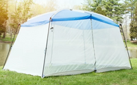 WESTFIELD OUTDOORS INC. OZARK TRAIL SCREEN HOUSE TENT  13 FT X 9 FT X 84 IN, BLUE