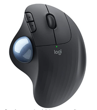Logitech ERGO M575 Wireless Trackball Mouse, Black