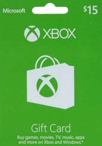 MICROSOFT  Xbox LIVE $15 Gift Card