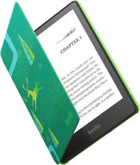 AMAZON KINDLE PAPERWHITE KIDS EREADER 6.8" DISPLAY WITH KIDFRIENDLY COVER 16GB 2023, EMERALD FOREST