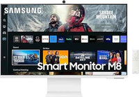 SAMSUNG  32" M80C 4K UHD SMART MONITOR WITH STREAMING TV AND SLIMFIT CAMERA INC, FACTORY REFURBISHED