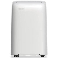 TOSHIBA 12,000 BTU PORTABLE AC WITH DEHUMIDIFIER FUNCTION AND REMOTE CONTROL IN, FACTORY REFURBISHED