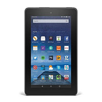 AMAZON FIRE TABLET, 7" DISPLAY, WIFI, 1.3HZ, 8GB, FIRE OS, BLACK, AS IS, FACTORY REFURBISHED