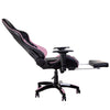 Nibio Destroyer Pink PU Gaming Recliner Chair, Special Armrest and Footrest