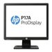 HP Prodisplay P17A 17" 1280X1024-SXGA 1K:1-Contrast 5MS-Response VGA LED Display W/ TILT-Adjustment