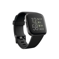 Fitbit Versa 2 Black/Carbon, One Size (S & L Bands Included)
