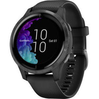 Garmin Venu Smartwatch 43mm - Black With Silicone Band