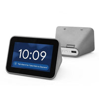 LENOVO Smart Clock with the Google Assistant, Chalk, Factory Ref