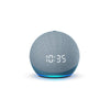 Amazon Echo Dot (4th Gen) with Clock Blue