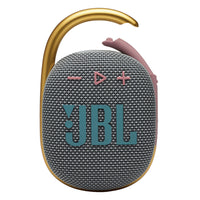 JBL CLIP 4 Portable Bluetooth Speaker (Gray), Caribbean