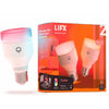 LIFX Color, A19 1100 lumens, Wi-Fi Smart LED Light Bulb (2-Pack)