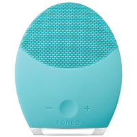 FOREO LUNA 2 ANTIAGEING AND FACIAL CLEANSING BRUSH (VARIOUS OPTIONS)  FOR COMBINATION SKIN, GREEN