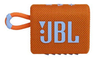 JBL GO 3 Portable Bluetooth Speaker,Orange,Caribbean