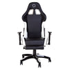 Nibio Destroyer White PU Gaming Recliner Chair, Special Armrest and Footrest